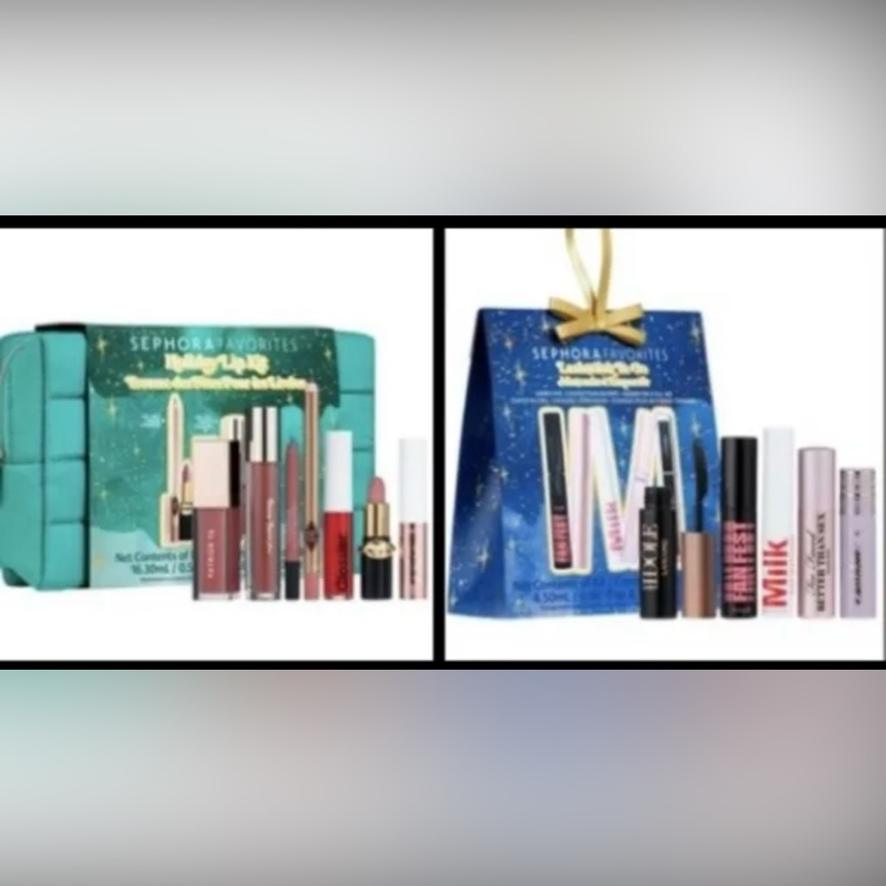 Sephora Favorites 2023 Holiday Lip & Mascara Sets - Limited Editions NEW